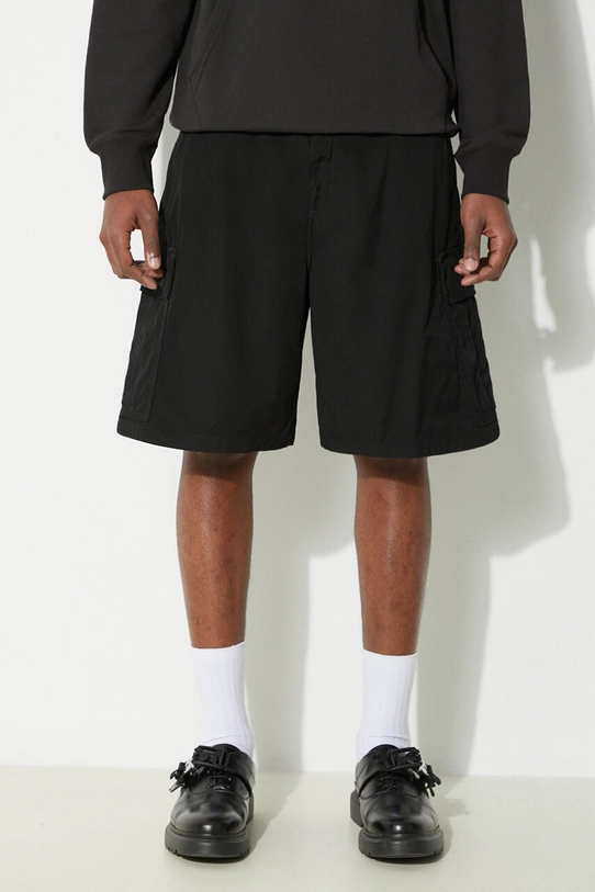 Carhartt WIP cotton shorts Cole black I030478.8902