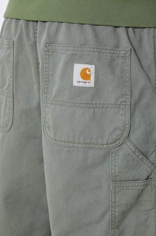 Carhartt WIP cotton shorts Flint Short green I030480.1YFGD
