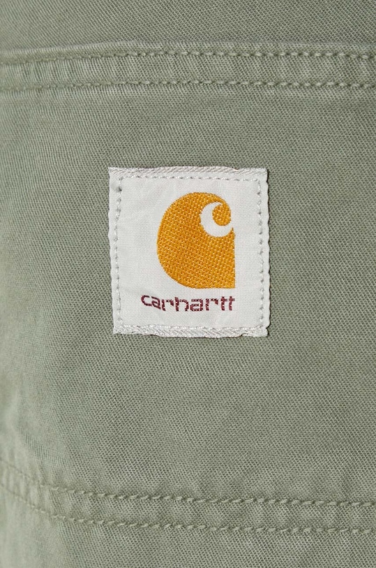 Džínové šortky Carhartt WIP Single Knee Short I031504.1YFGD zelená