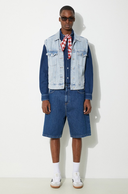 Carhartt WIP szorty jeansowe Brandon Short I031921.106 niebieski SS24