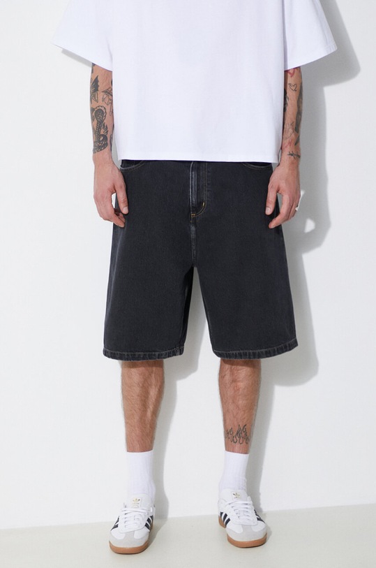 Carhartt WIP denim shorts Brandon cotton black I031921.8906