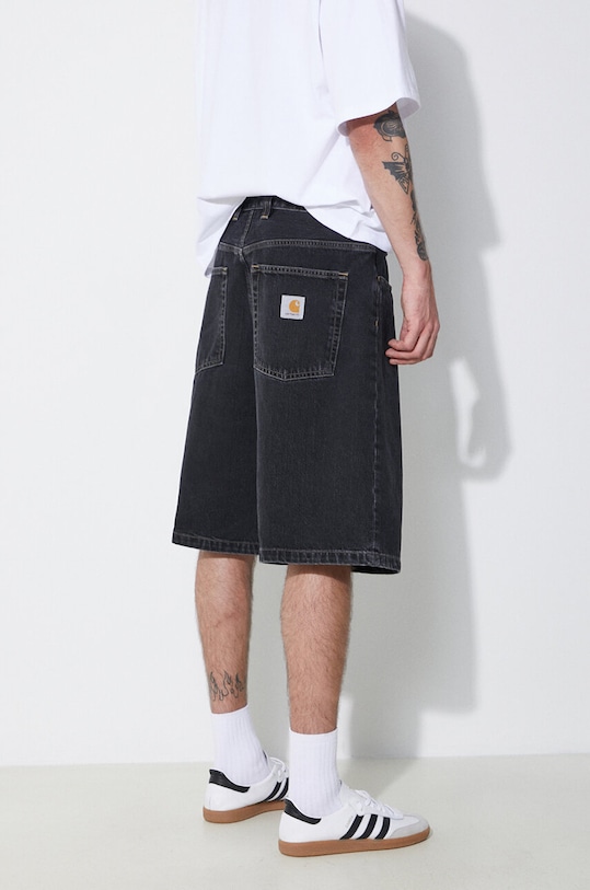 Oblečení Džínové šortky Carhartt WIP Brandon I031921.8906 černá