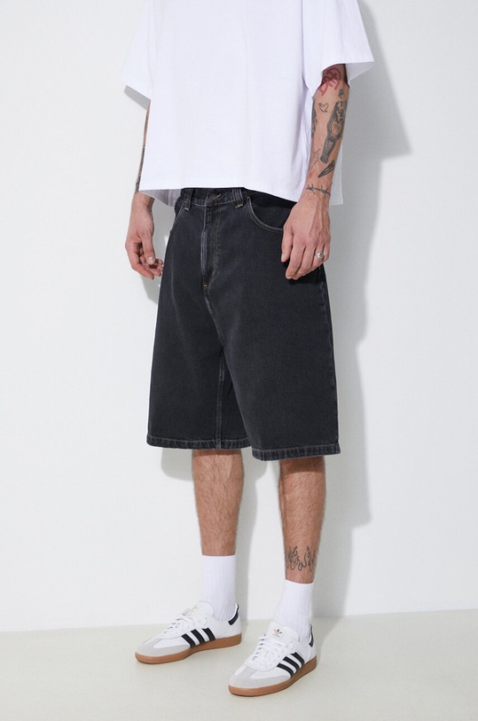 Carhartt WIP denim shorts Brandon black I031921.8906