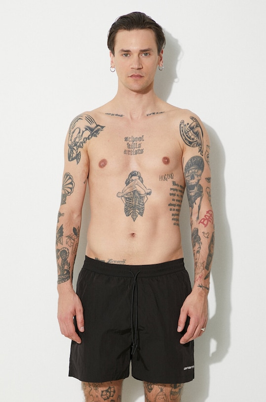 Carhartt WIP swim shorts Tobes Swim Trunks black I032973.0D2XX