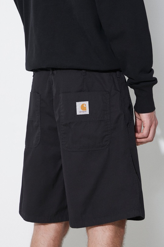 Clothing Carhartt WIP cotton shorts Albert I033125.8902 black