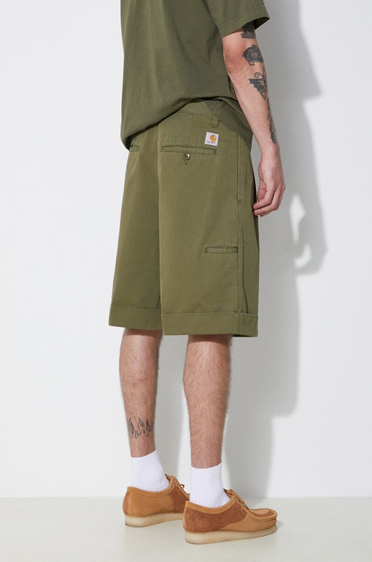 Clothing Carhartt WIP cotton shorts Mart I033130.1YS06 green