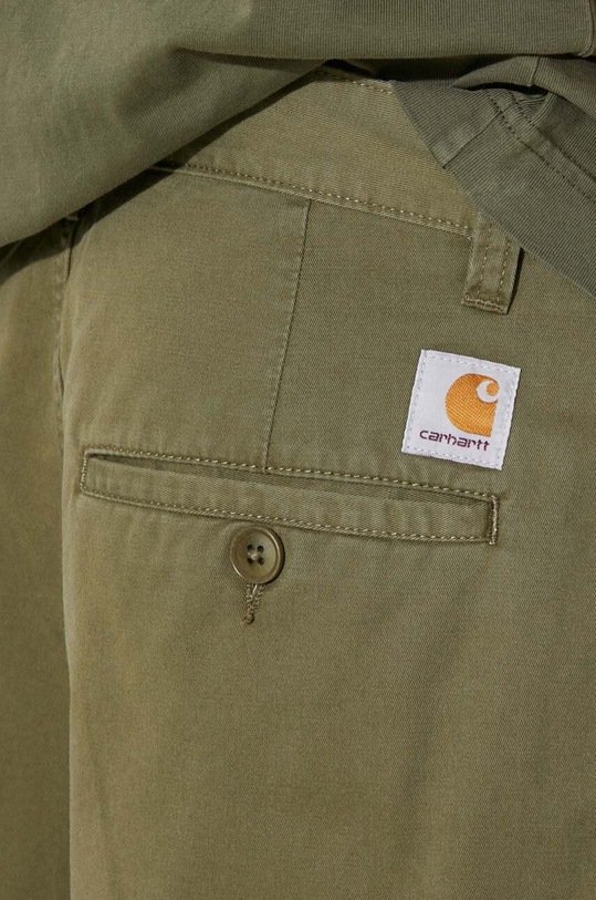 Carhartt WIP cotton shorts Mart I033130.1YS06 green