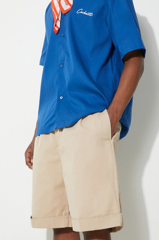 Carhartt WIP cotton shorts Mart Short beige I033130.G106
