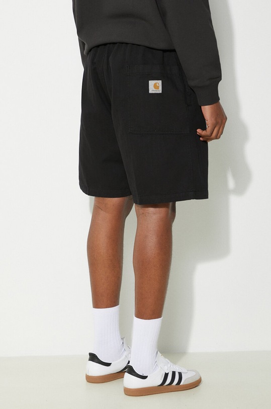 Clothing Carhartt WIP cotton shorts Rainer I033133.89GD black