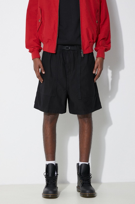 Pamučne kratke hlače Carhartt WIP Hayworth Short pamuk crna I033136.8902