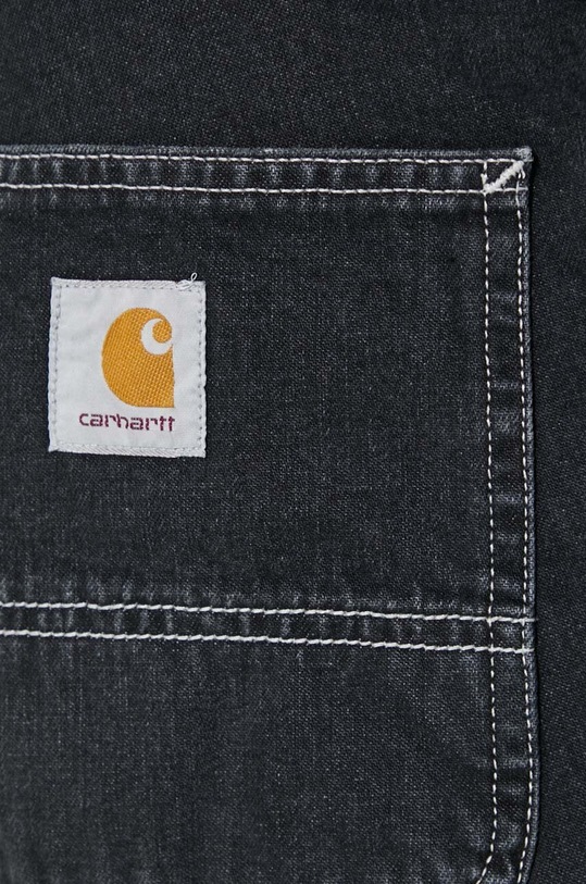 Džínové šortky Carhartt WIP Simple Short I033333.8906 černá