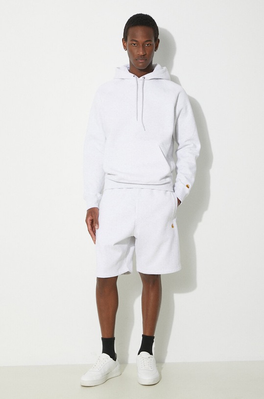 Kratke hlače Carhartt WIP Chase Sweat Short I033669.00JXX siva SS24