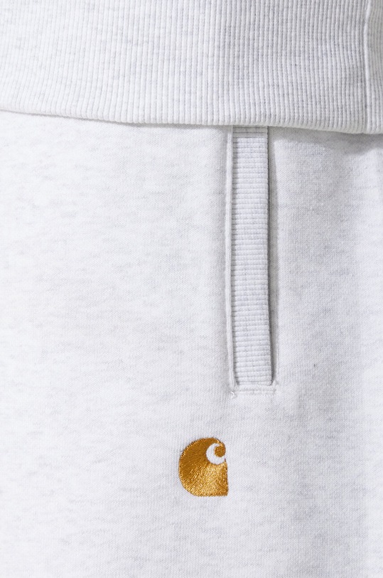 Kratke hlače Carhartt WIP Chase Sweat Short I033669.00JXX siva