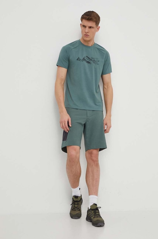 Σορτς εξωτερικού χώρου Jack Wolfskin ACTIVE TRACK 1503792 πράσινο SS24