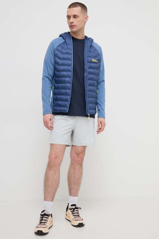 Sportske kratke hlače Jack Wolfskin Prelight 2in1 1509031 siva SS24