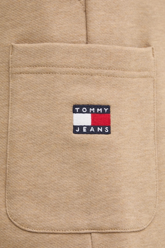Bavlnené šortky Tommy Jeans béžová DM0DM18479