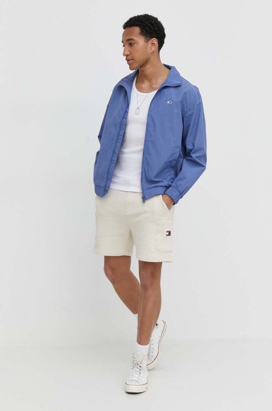 Tommy Jeans szorty bawełniane DM0DM18479 beżowy SS24