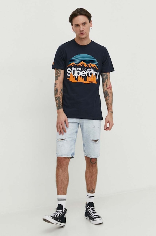 Traper kratke hlače Tommy Jeans DM0DM18804 plava SS24