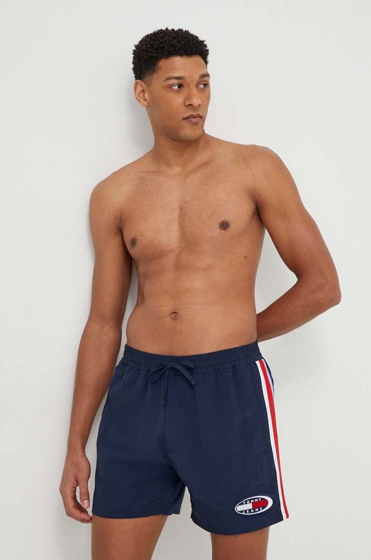 Μαγιό Tommy Jeans Planet friendly σκούρο μπλε DM0DM18806