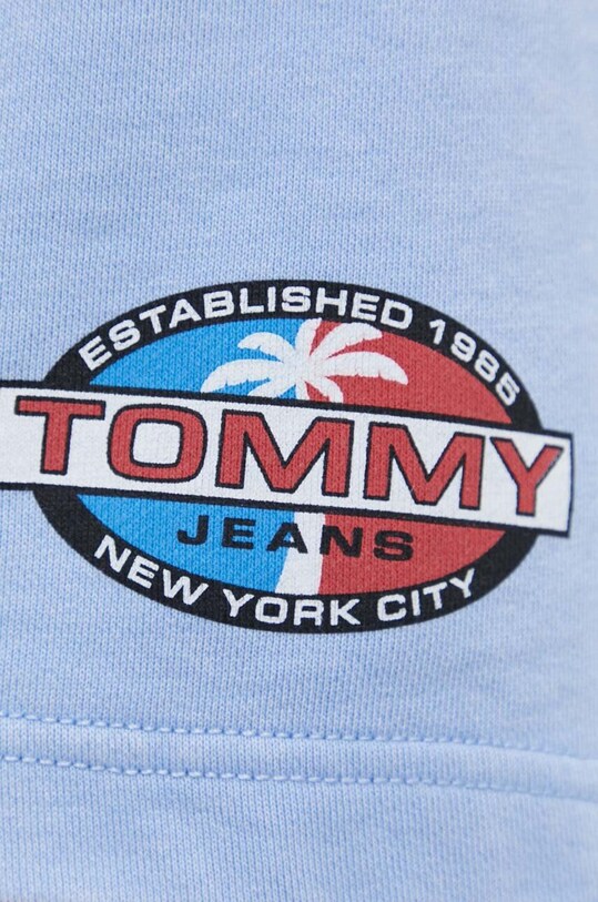 Хлопковые шорты Tommy Jeans голубой DM0DM19167