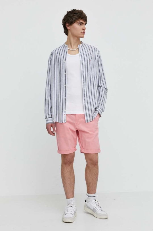 Tommy Jeans szorty DM0DM18812 różowy SS24