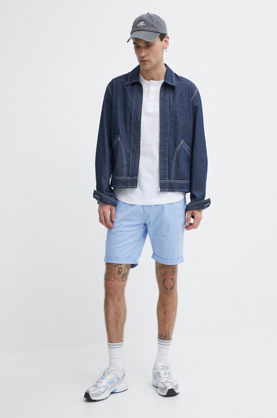 Tommy Jeans szorty DM0DM18812 niebieski SS24