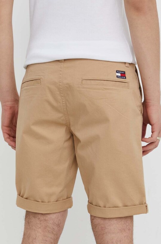 Дрехи Къс панталон Tommy Jeans DM0DM18812 бежов