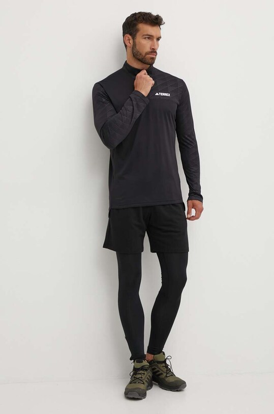 Icebreaker pantaloni scurti sport Merino Blend Shifter II IB0A56WI0011 negru SS24