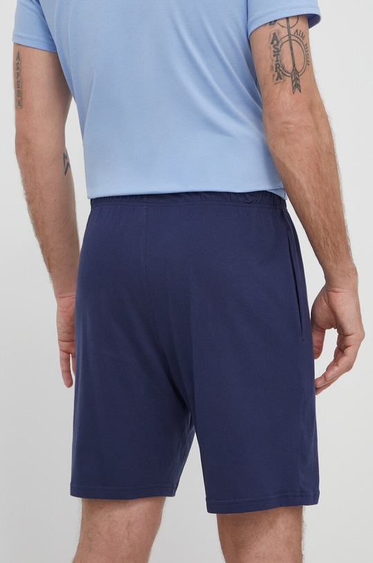 Одежда Хлопковые шорты лаунж Calvin Klein Underwear 000NM2610E тёмно-синий