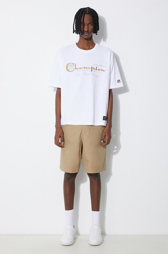 Lacoste cotton shorts FH8140 beige SS24