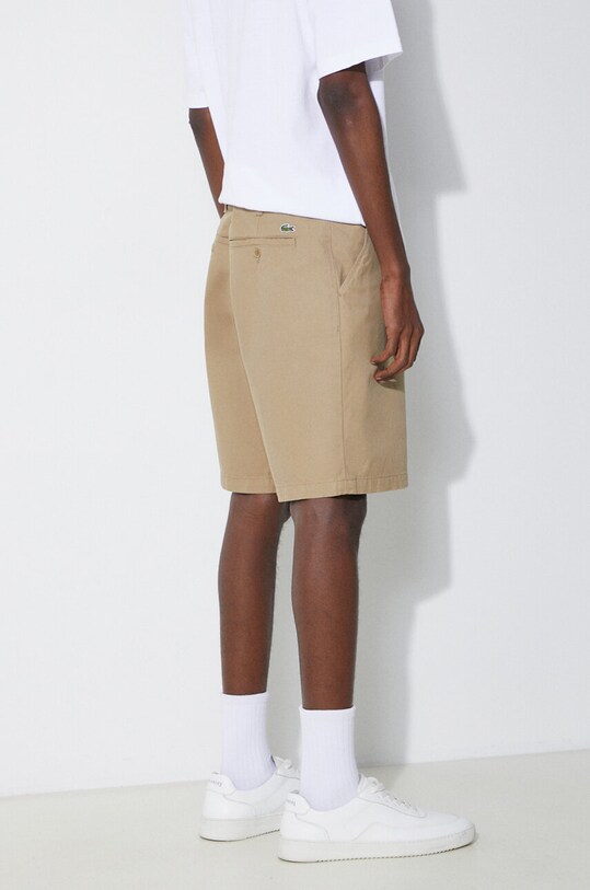 Clothing Lacoste cotton shorts FH8140 beige