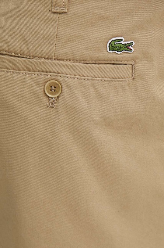 Lacoste pamut rövidnadrág bézs FH8140
