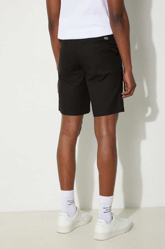 Clothing Lacoste cotton shorts FH8140 black