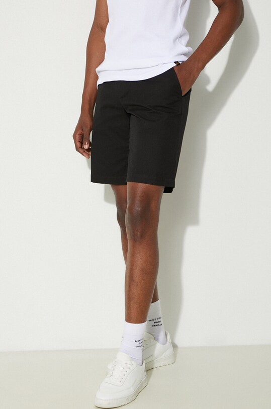 Lacoste pantaloncini in cotone nero FH8140