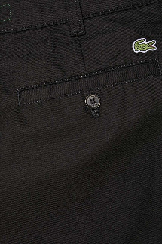 Lacoste pantaloncini in cotone FH8140 nero