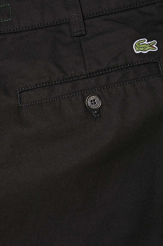 Lacoste cotton shorts FH8140 black