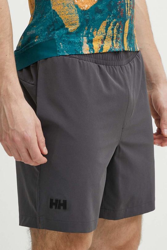 Helly Hansen szorty outdoorowe Roam z elastanem szary 63154