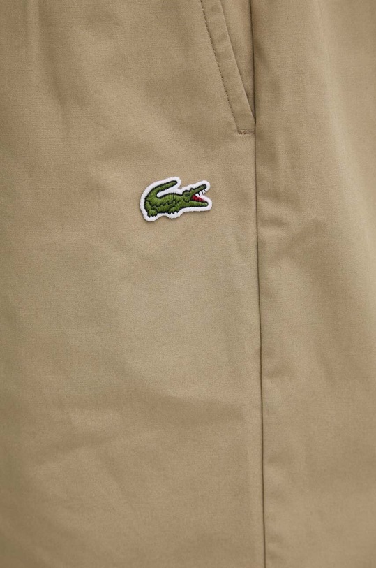 Lacoste szorty bawełniane brązowy GH7220.