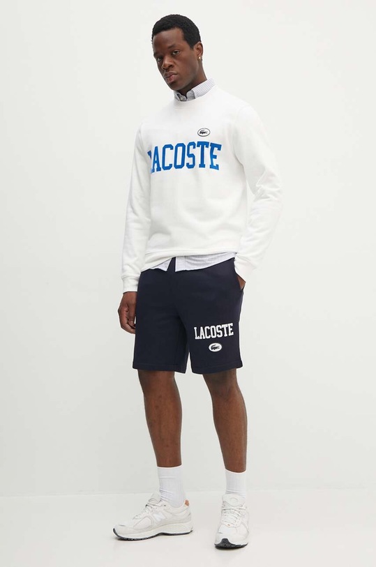 Lacoste szorty bawełniane GH7499 czarny SS24