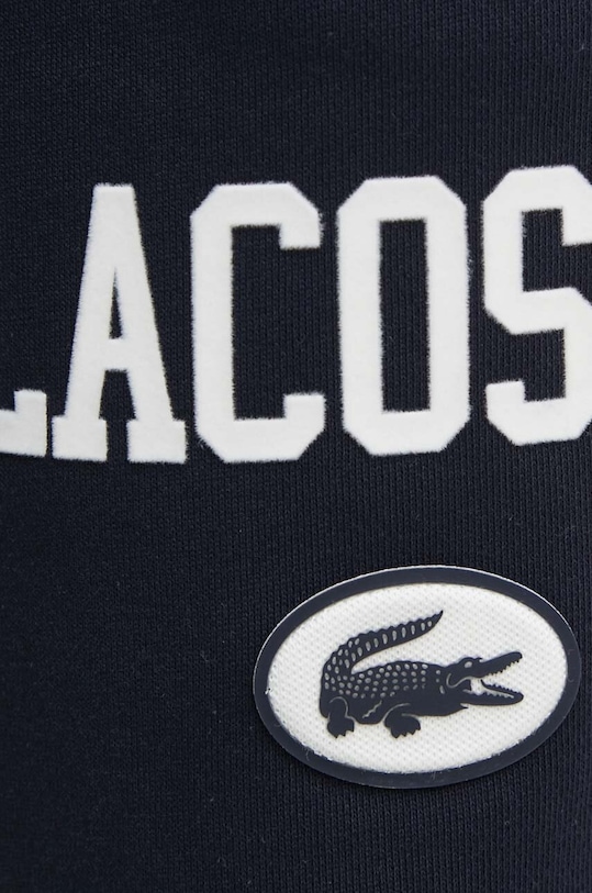 Lacoste szorty bawełniane czarny GH7499