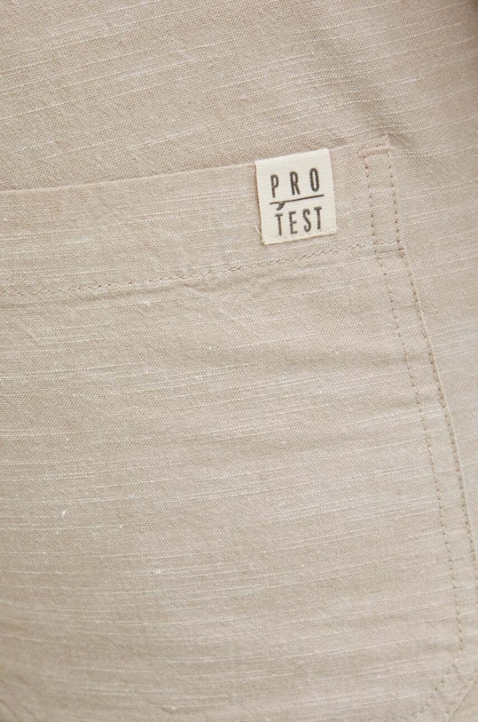 Protest pantaloni scurti din bumbac Prtbirger bej 2710443