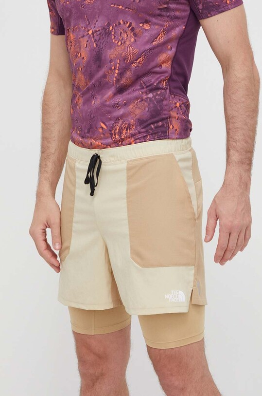 The North Face pantaloni scurti sport Sunriser panza bej NF0A88SGPV61