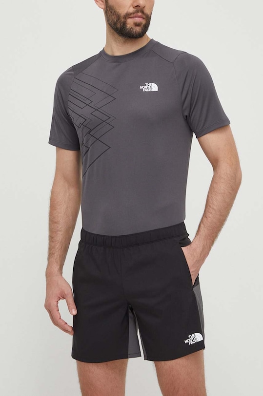 The North Face szorty sportowe Mountain Athletics tkanina czarny NF0A87JMW9O1