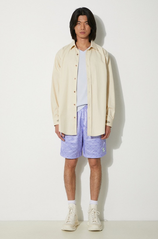 adidas Originals pantaloni scurti Mono Satin IS2935 violet SS24