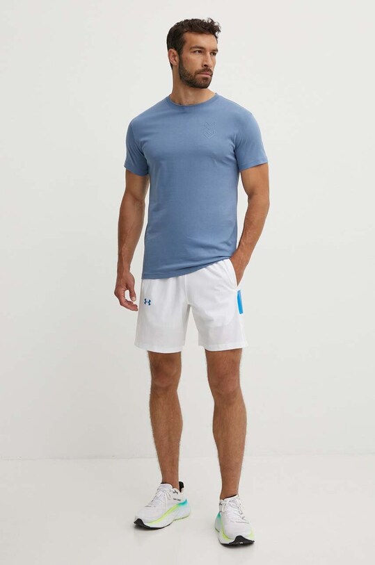 Σορτς προπόνησης Under Armour Baseline 1383391 λευκό SS24