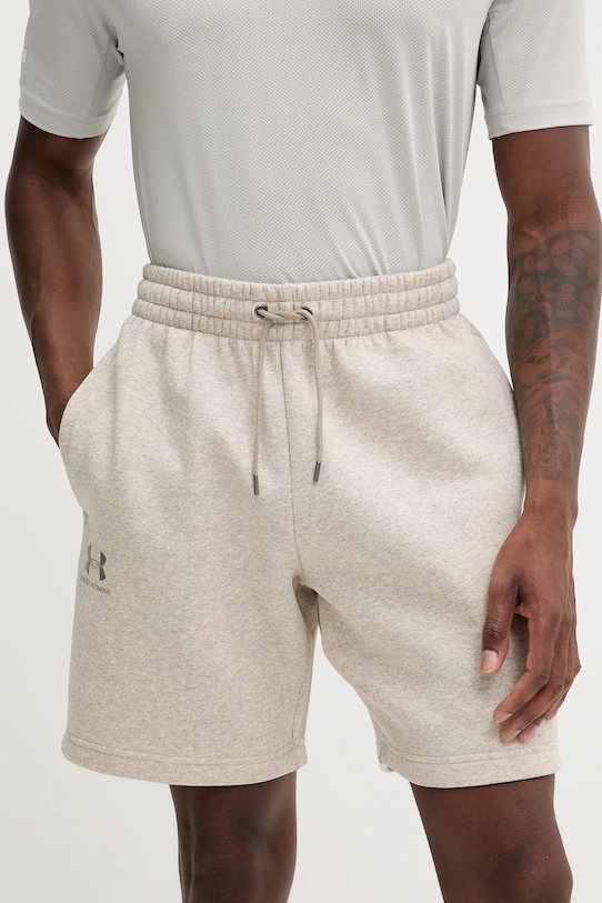 Under Armour pantaloni scurti tricotaj bej 1380377