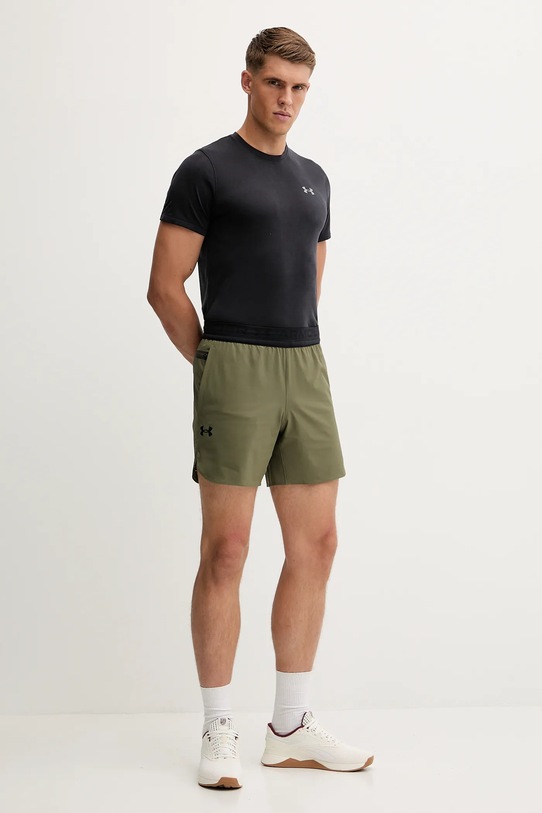 Under Armour szorty treningowe Peak zielony 1376782