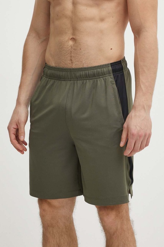 Under Armour pantaloni scurți de antrenament Tech Vent tricotaj verde 1376955