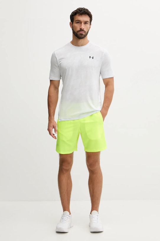Under Armour szorty do biegania Launch 1382620 żółty AW25