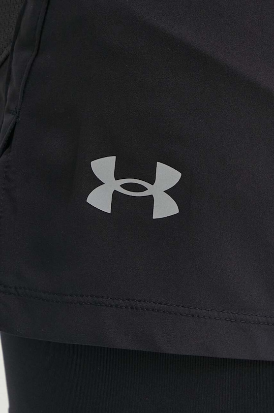 Under Armour szorty do biegania Launch czarny 1382640
